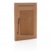 Caderno de bambu A5 com caneta 